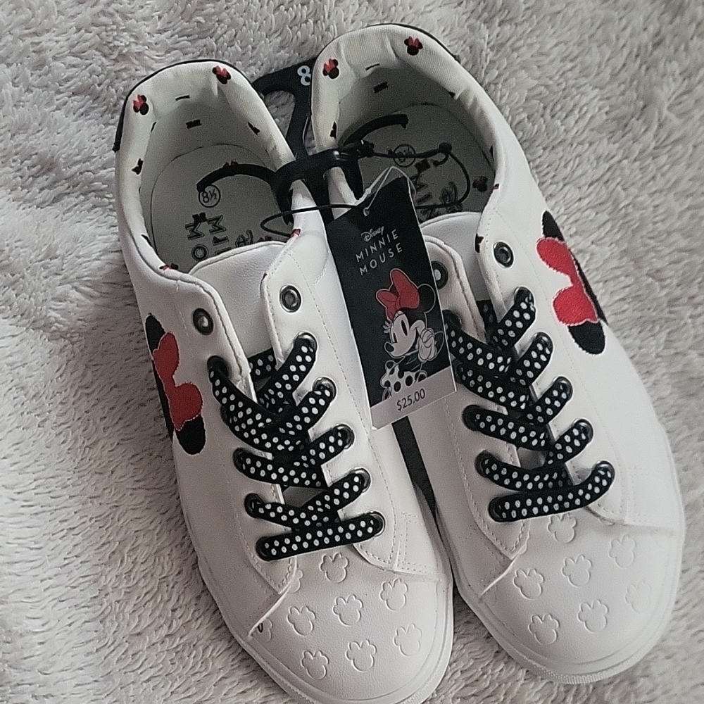 Disney Minnie Mouse  Shoes - White and Black